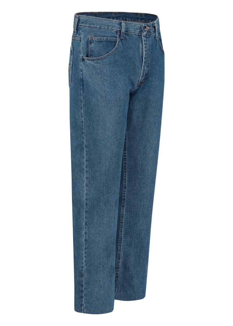 Red Kap mens Relaxed Fit jeans, Stonewash, 40W x 30L US - Image 5